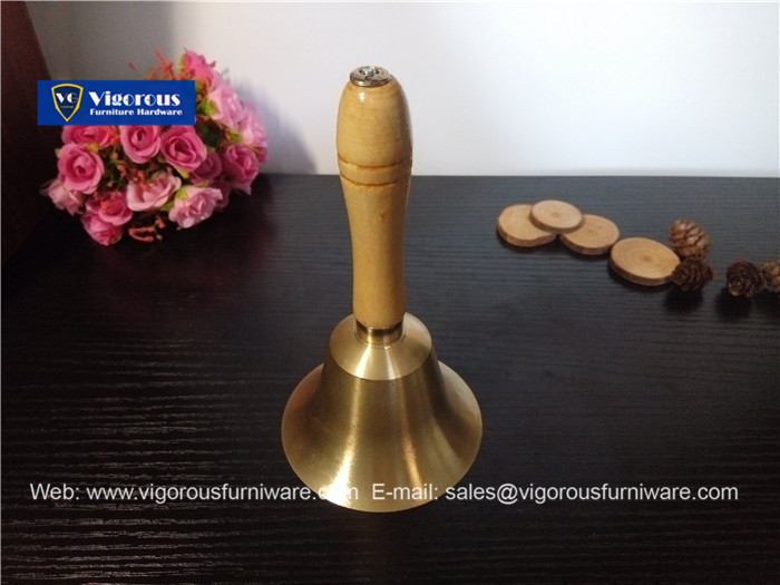 Vigorous furniture hardware custom small bell brass hand bell01